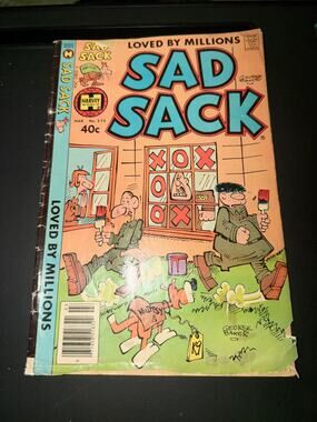 Sad Sack #273 Harvey Comics March 1980 40¢ Star Trek Movie Back Cover Ad